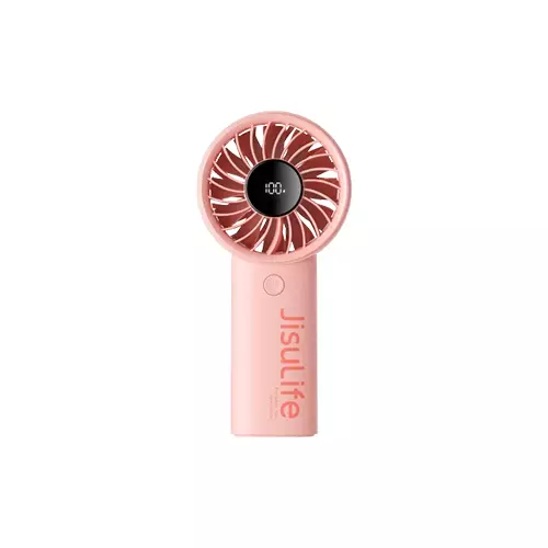 JisuLife Handheld Fan 4 3600mAh Portable Fan (Pink)