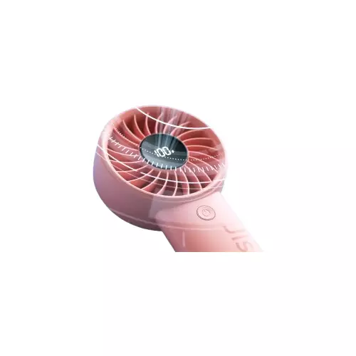 JisuLife Handheld Fan 4 3600mAh Portable Fan (Pink) - 1