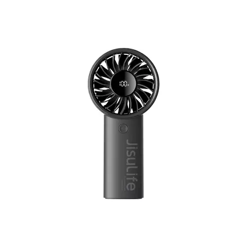 JisuLife Handheld Fan 4  3600mAh Portable Fan (Black)