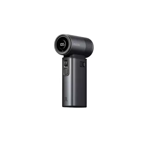 JisuLife Ultra2 9000mAh Handheld Fan (Dark Grey) Flashlight