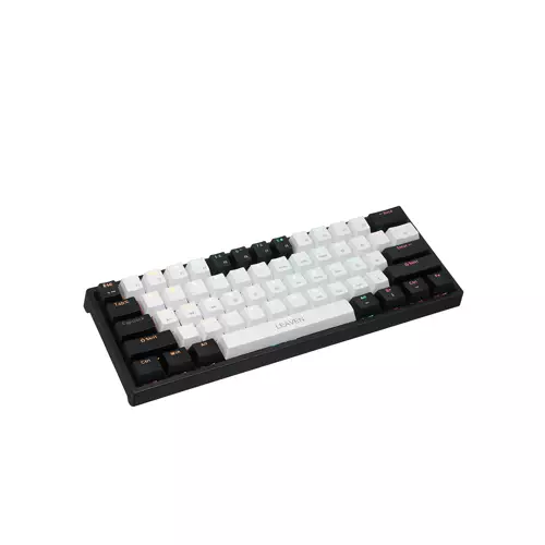 LEAVEN K620 WIRED MECHANICAL KEYBOARD WHITE - 1