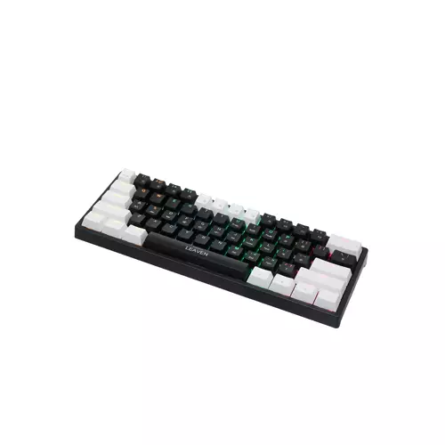 LEAVEN K620 WIRED MECHANICAL KEYBOARD BLACK - 1