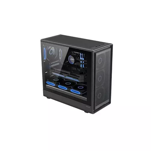Power Train G707 ATX ARGB Gaming Case Black - 1
