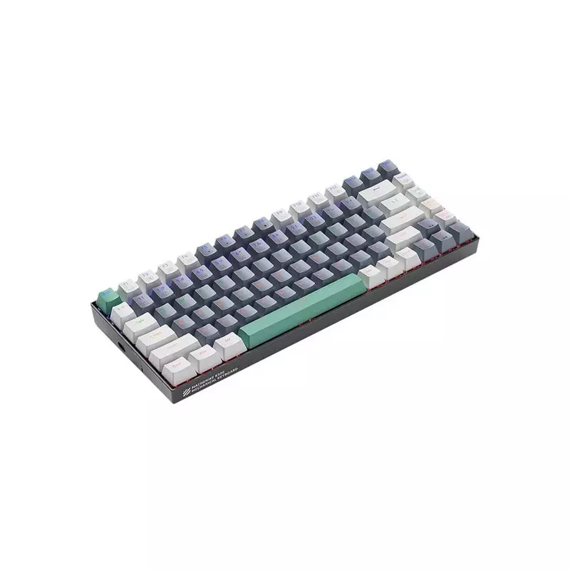 MACHENIKE K500-B84 WIRED RAINBOW RGB GREY MECHANICAL KEYBOARD BLUE SWITCH - 3