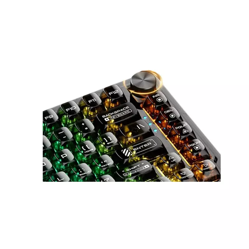Machenike K500F Gasket Mount Transparent Mechanical Keyboard - 4