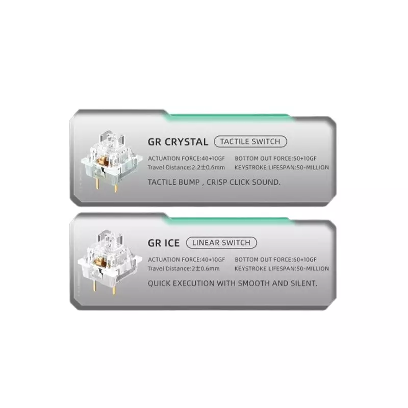 Machenike K500F Gasket Mount Transparent Mechanical Keyboard - 5