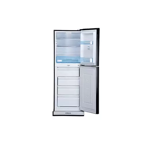 KONKA KRB-230GB-Blue Delphinium 230 Ltr Bottom Freezer 2-Door Refrigerator - 1