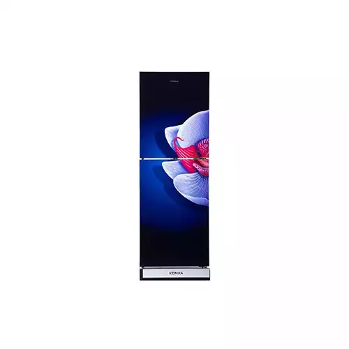 KONKA KRB-270VB- 3D Blue Iris 270 Ltr Bottom Freezer 2-Door Refrigerator