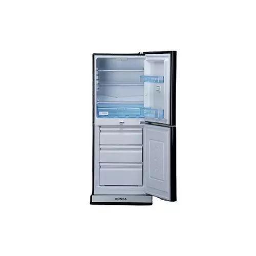 KONKA KRB-270VB- 3D Blue Iris 270 Ltr Bottom Freezer 2-Door Refrigerator - 1