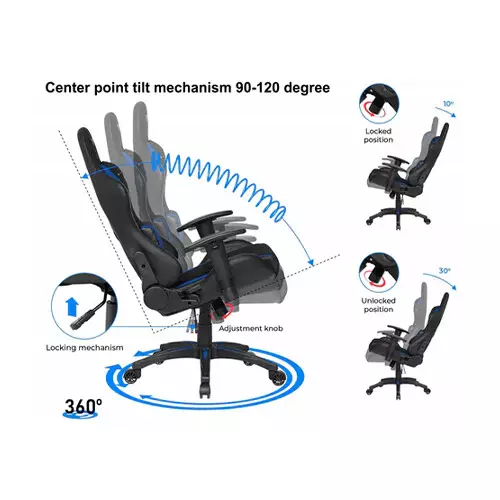 ELECTRON VALIANT Premium Gaming Chair (Chocholate & Black) - 0