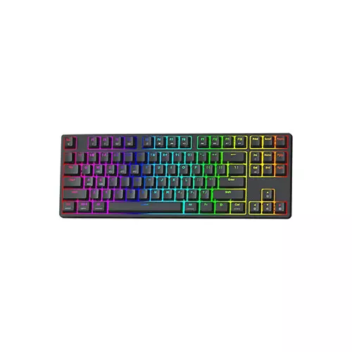 Monka A87 Pro TKL Tri-Mode RGB Mechanical Keyboard (Yellow Switch)
