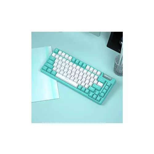 MONKA AE75 Wired Gasket RGB Hotswappable Mechanical Keyboard (Cherry Pink) - 1
