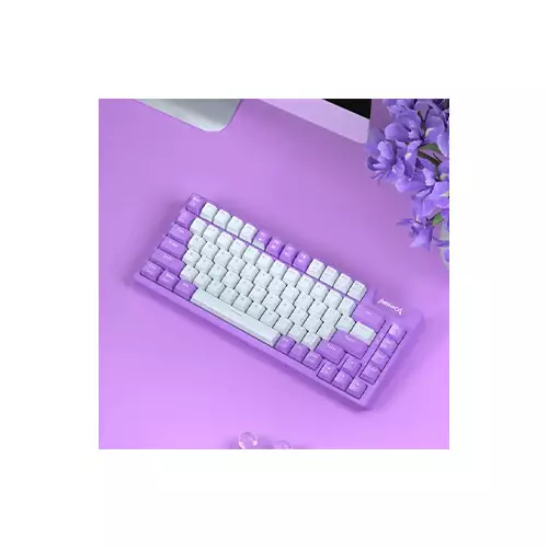 MONKA AE75 Wired Gasket RGB Mechanical Keyboard (Cherry Pink Switch) - 1