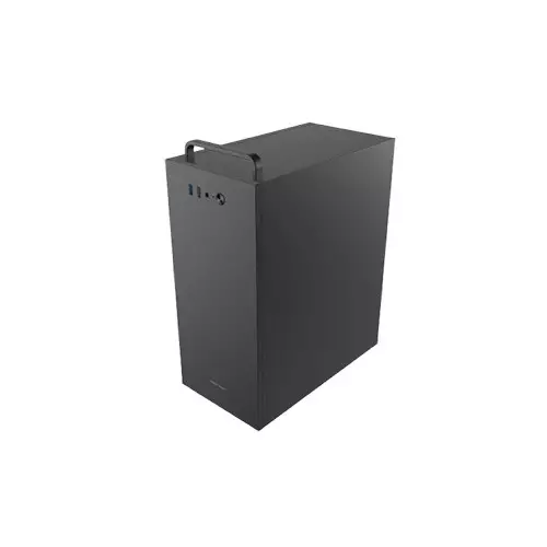 Power Train PT-M477 Mid-Tower ATX Desktop Case with 200W Power Supply (Black) - 1