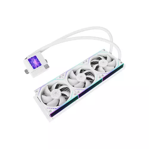 Thermalright Core Matrix 360 Vision ARGB CPU Cooler with Display (White) - 1