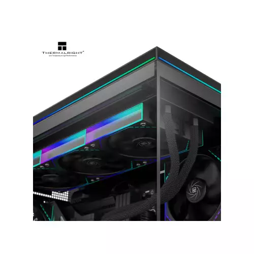 Thermalright M10 Vision Desktop Case with 6.9" LCD Display - 2