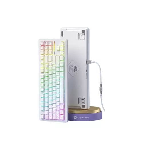 Xinmeng M87 Lite White Contour RGB Mechanical Keyboard