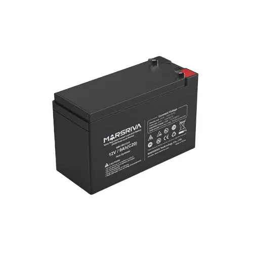 Marsriva MR-PBU12-9 12V 9.0Ah Valve Regulated Sealed Lead-Acid Battery - 2