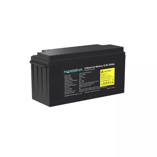 Marsriva MR-LBP12-200-LAR 12.8V /200Ah Bluetooth Module Energy Battery