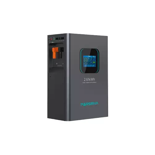 Marsriva MR-LFP24-100-WMD 25.6V / 102Ah LCD Display Energy Battery - 2