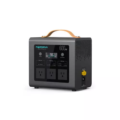 Marsriva MP6 Plus 600W LiFePO4 Battery Portable Power Station - 1