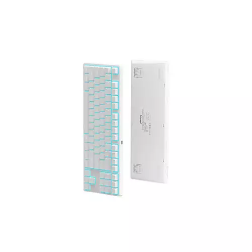 MONKA A87 TKL RGB HOTSWAPPABLE MECHANICAL KEYBOARD SEA SALT - 1