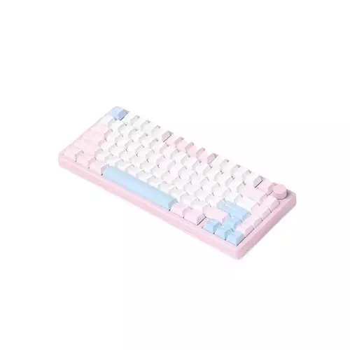 MONKA A75 Aluminum Tri-Mode Wireless Mechanical Keyboard (Pink) - 1
