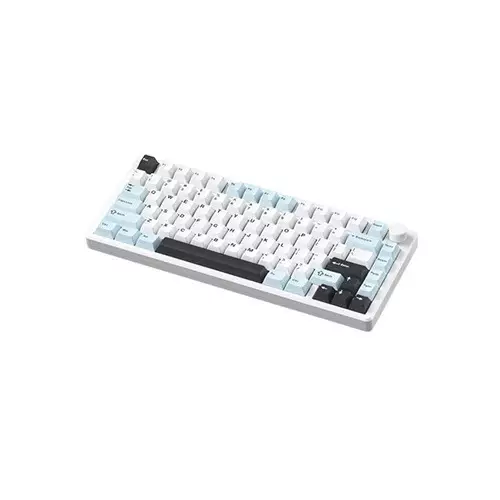 MONKA A75 Aluminum Tri-Mode Wireless Mechanical Keyboard (Mountain Blue) - 1