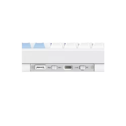 MONKA K75 Tri Mode Gasket Mechanical Keyboard (Wave Purple) - 3