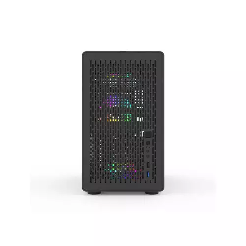 T-Wolf XPLENDER X5 BH ARGB M-ATX Portable Casing (Black) - 1