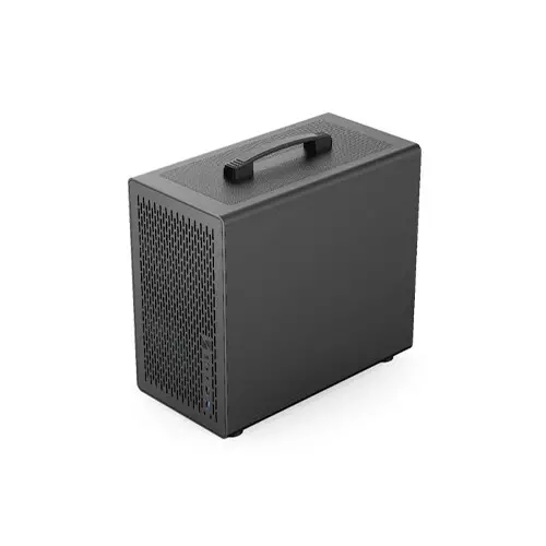 T-Wolf XPLENDER X5 BH ARGB M-ATX Portable Casing (Black) - 3