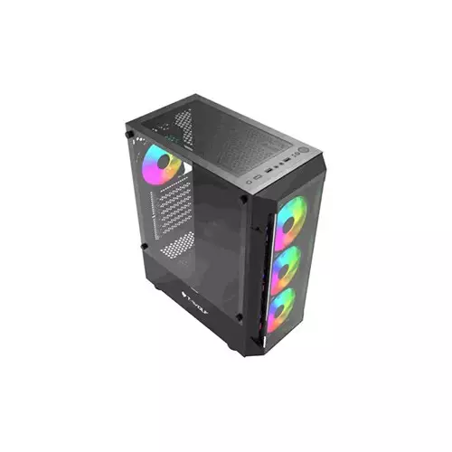T-wolf Platina X4 ARGB Mid-Tower ATX Gaming Case - 1