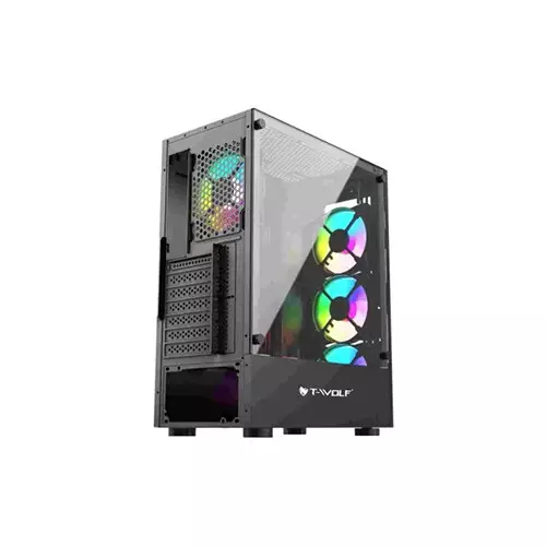 T-wolf Platina X4 ARGB Mid-Tower ATX Gaming Case - 2