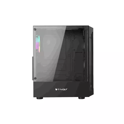 T-wolf Platina X4 ARGB Mid-Tower ATX Gaming Case - 3