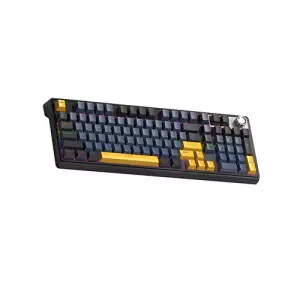 T-WOLF T78 RGB Tri Mode Red Switch Mechanical Gaming Keyboard (Black)