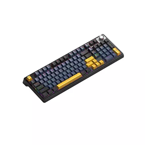 T-WOLF T78 RGB Tri Mode Red Switch Mechanical Gaming Keyboard (Black) - 1
