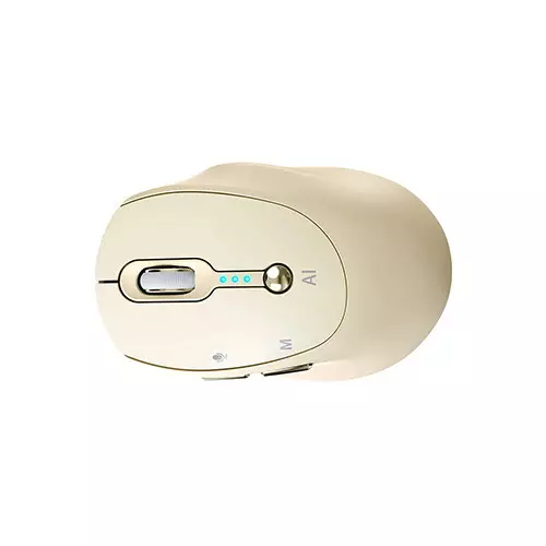T-Wolf M7 Dual Mode Silent Smart AI Wireless Mouse (Yellow) - 3