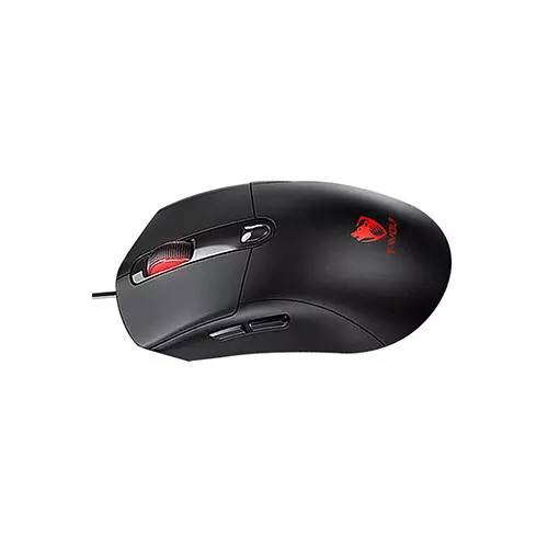 T-wolf G550 RGB 7200 DPI Gaming Mouse With Gengar Kuromi Sticker (Black) - 1