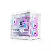 T-Wolf City Ranger X7 ARGB Mid-Tower ATX Gaming Casing (White)