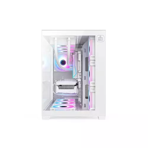 T-Wolf City Ranger X7 ARGB Mid-Tower ATX Gaming Casing (White) - 1