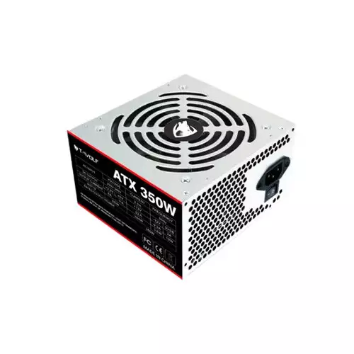 T-Wolf ATX 350W 230V Power Supply With Cable (Grey) - 1