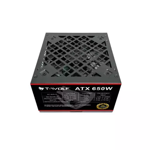 T-Wolf PHANTOM P650 ATX 650W Power Supply - 3