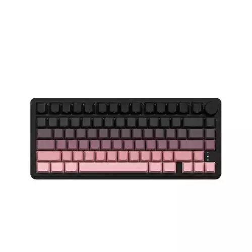 Zifriend RX75 Pro Tri-Mode RGB Gaming Mechanical Keyboard with knob (Blue Switch)