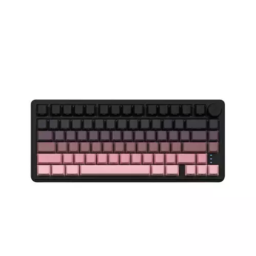 Zifriend RX75 Pro Tri-Mode RGB Gaming Mechanical Keyboard with knob (Blue Switch)