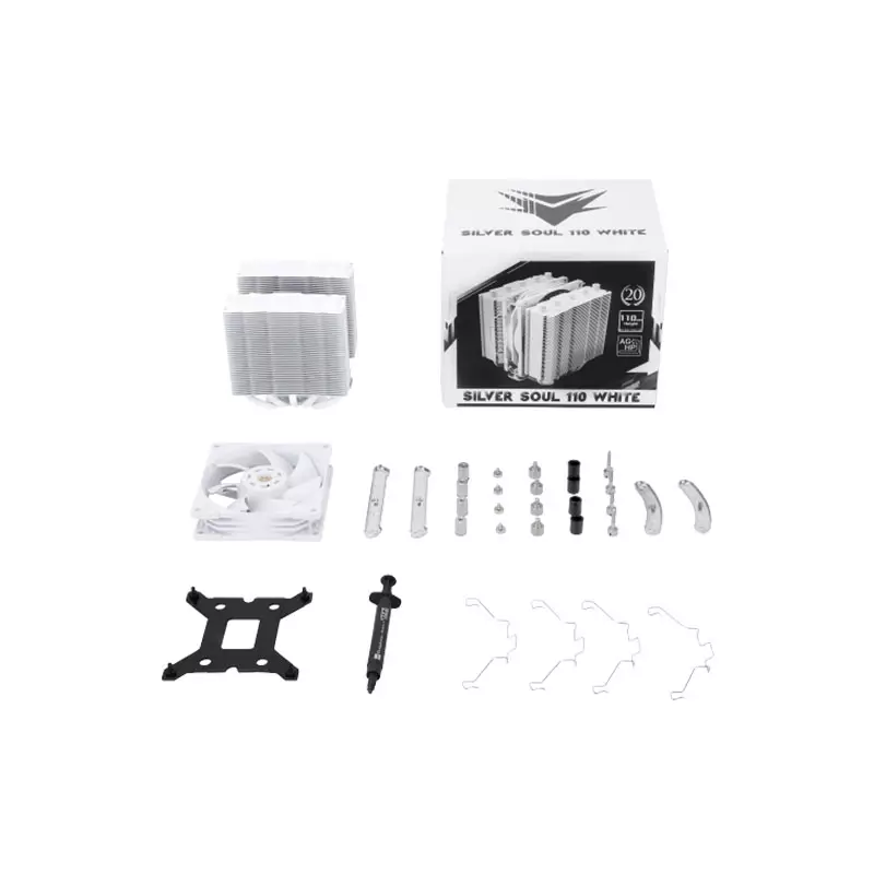 THERMALRIGHT SILVER SOUL 110 WHITE CPU COOLER - 2