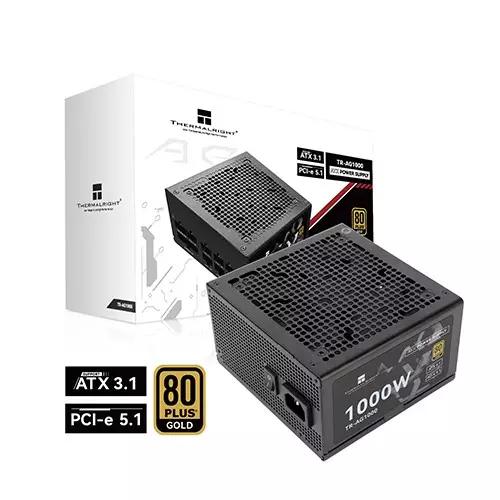Thermalright AG-1000 1000W 80 Plus Gold ATX 3.1 Fully Modular Power Supply