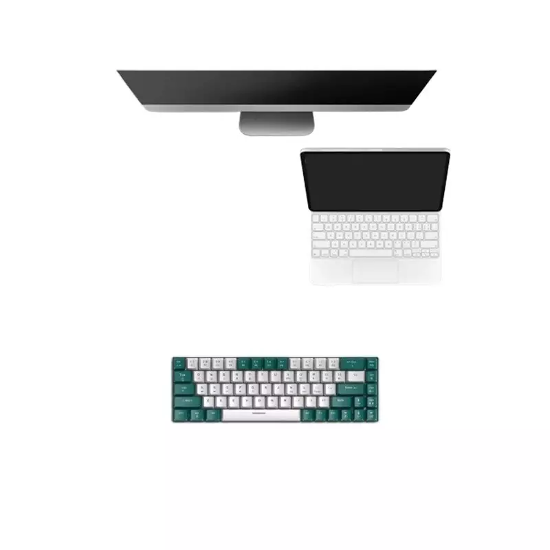 Ziyoulang FreeWolf T8 Wired Mechanical Gaming Keyboard Blue Switch (Aqua Green) - 2