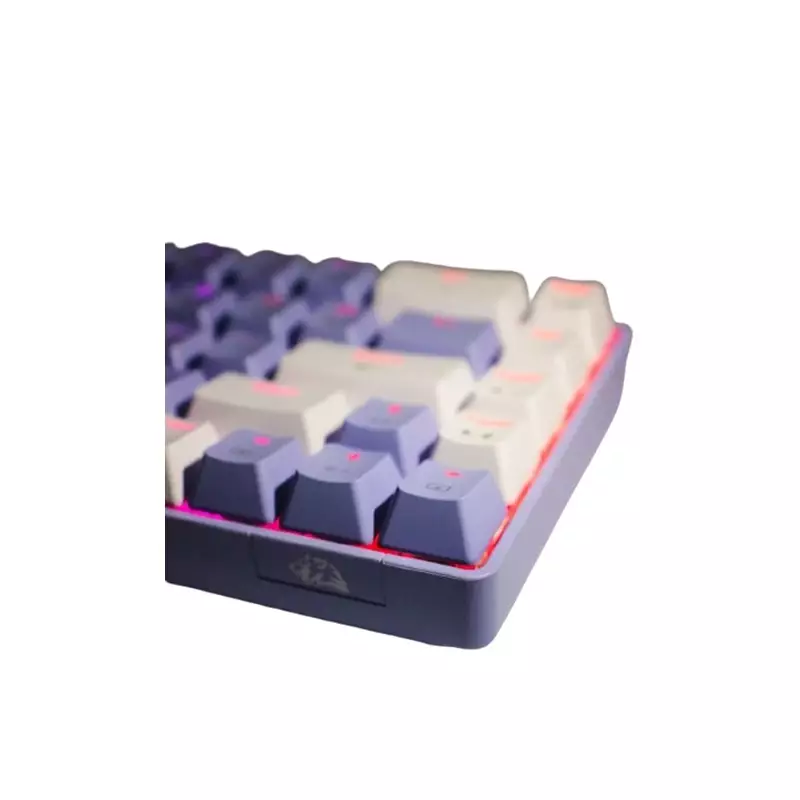 Ziyoulang Freewolf T8 Wired Mechanical Gaming Keyboard Blue switch (White purple) - 2