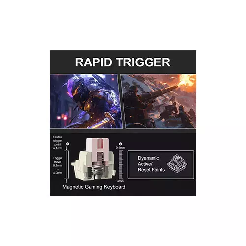 Magegee Captain72 Magnetic Mechanical Gaming Keyboard - 2