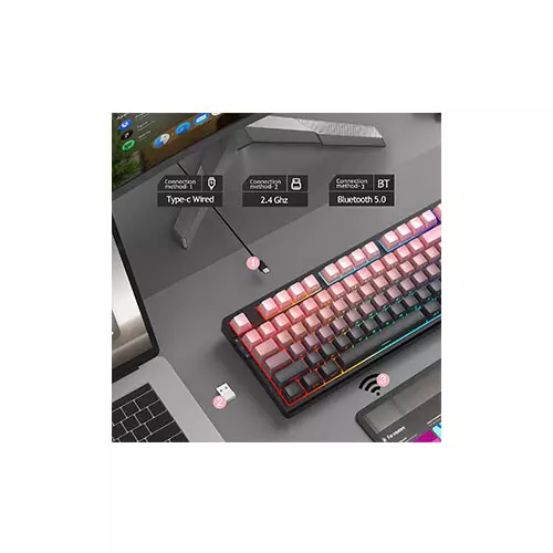MageGee LIGHT87 Tri-Mode Creamy Gasket Mounted Mechanical Keyboard - 1